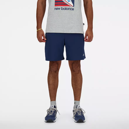 New Balance sport essential 7inch short MS41232 navy tennis short