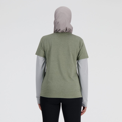 New Balance sport essential heather tee WT41190 IB