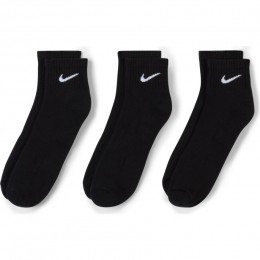 Nike U Nk Everyday Cushion Ankle 3pair Sx7667-010 Black 