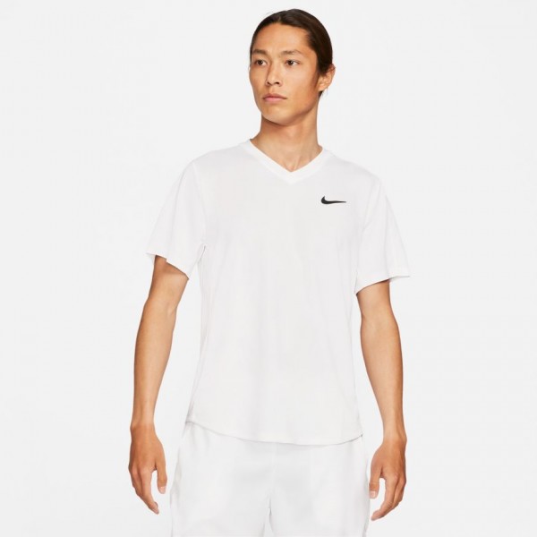 Nike Nkct Dri Fit Victory Top Cv2982-100 White Mens Tennis