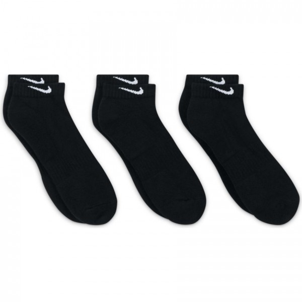 Nike Nk Everyday Cushion Low 3pair Sx7670-010 Black