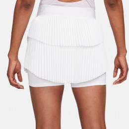 Nike Nkct Drifit Slam Skirt Nt Ln Da4726-100 White Ladies Tennis