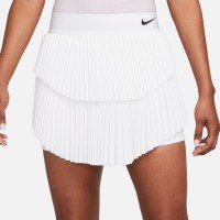 Nike Nkct Drifit Slam Skirt Nt Ln Da4726-100 White Ladies Tennis