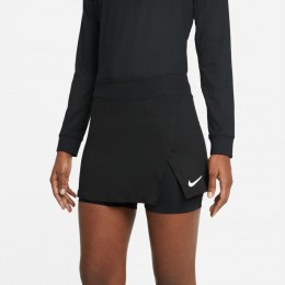 Nike Nkct Drifit Victory Skirt Cv4729-010 Black Ladies Tennis