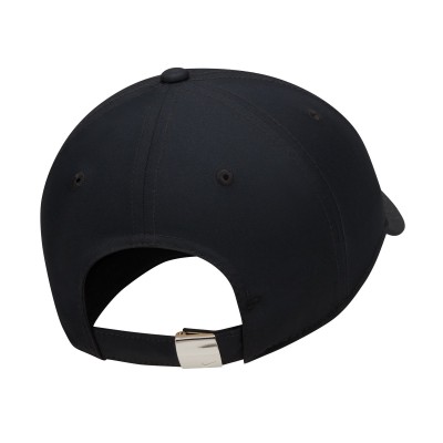 Nike Dri-FIT Club Metal Logo Cap – Black (FB5372-010) | Size M/L