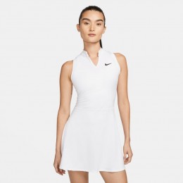 Nike Nkct Drifit Victory Dress Dd8730-100 White Ladies Tennis