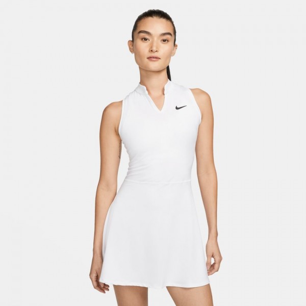 Nike Nkct Drifit Victory Dress Dd8730-100 White Ladies Tennis