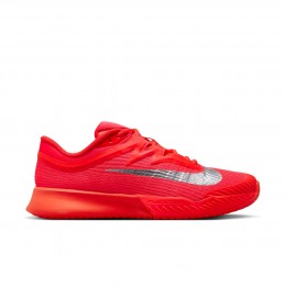 Nike Zoom Vapor Pro 3 HC Premium HQ2550-600 Bright Crimson/Metallic Silver Ladies Tennis Shoe