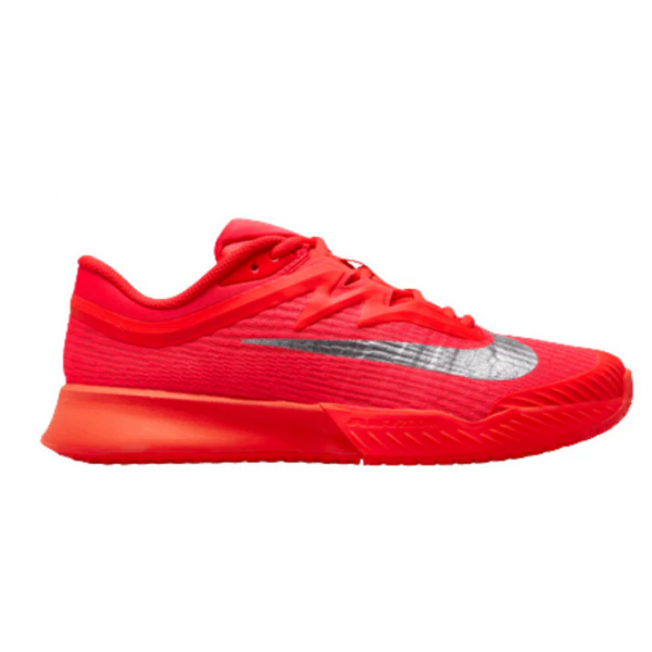 Nike Zoom Vapor Pro 3 HC Premium HQ2550-600 Bright Crimson/Metallic Silver Ladies Tennis Shoe