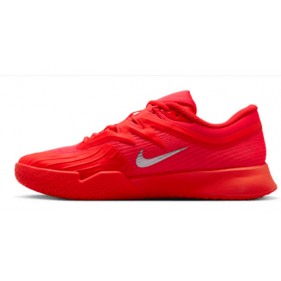 Nike Zoom Vapor Pro 3 HC Premium HQ2550-600 Bright Crimson/Metallic Silver Ladies Tennis Shoe