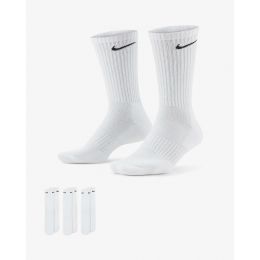 Nike U Nk Everyday Cushion Crew 3pair Sx7664-100 White