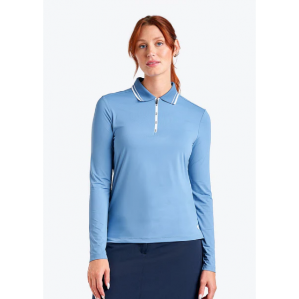 Nivo Alana Long Sleeve Polo 4211182-434 Sea