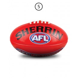 Sherrin Afl Pvc Size-5 Red