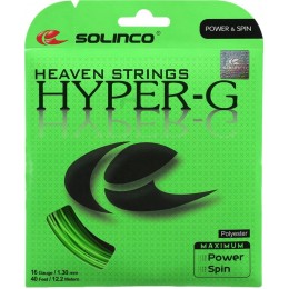 SOLINCO HYPER-G 1.30MM GREEN 12.2M SET TENNIS STRING