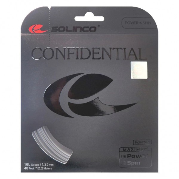 Solinco Confidential 1.25mm 12.2m Set Tennis String 