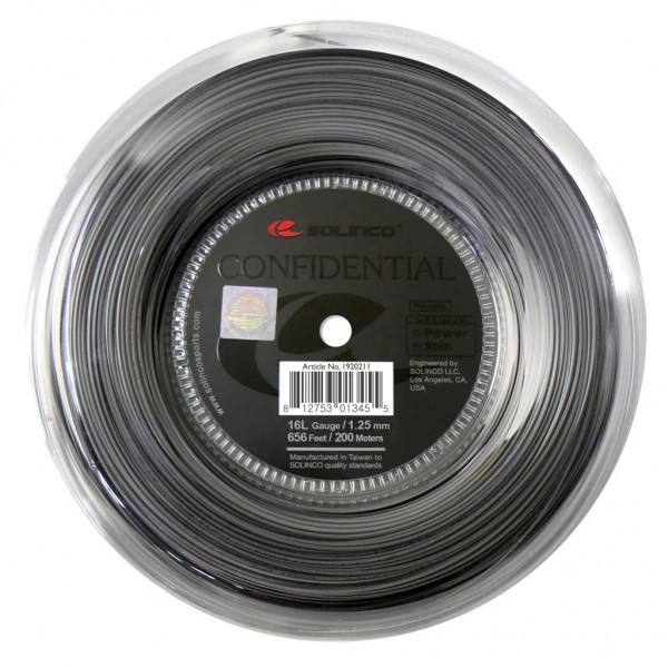 Solinco Confidential 1.25mm 200m Reel Tennis String