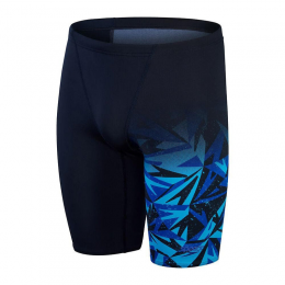 Speedo Hyperboom V Cut Jammer 8-09735H133 Navy Mens Swimmers