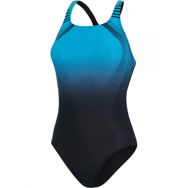 Speedo Digital Placement Medalist Swimsuit 8-12199H063 – Black