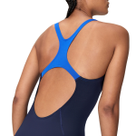 Speedo Solid Spliced Medalist 1 piece 8/A000245003 Deep Sapphire Womens
