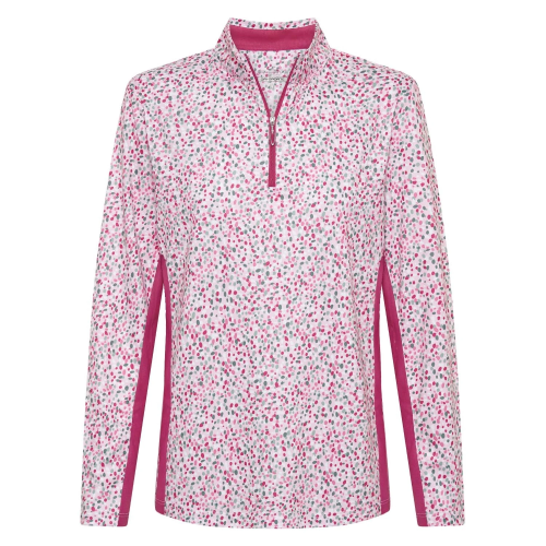 Sporte Leisure Ladies Golf Sweet Zip Longsleeve Polo  SS23LT143