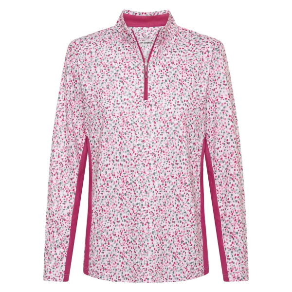Sporte Leisure Ladies Golf Sweet Zip Longsleeve Polo  SS23LT143