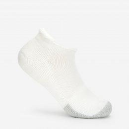 Thorlo Run Roll/top J-11 White Womens Socks