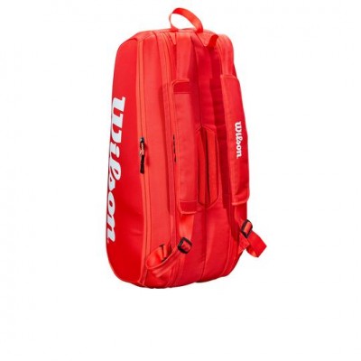 Wilson Super Tour 6pck Wr8010701001 Red Tennis Bag