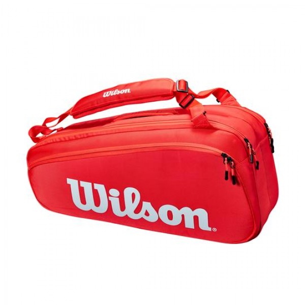 Wilson Super Tour 6pck Wr8010701001 Red Tennis Bag