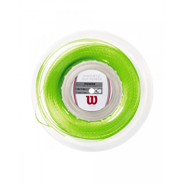 Wilson Synthetic Power  1.30mm 200m Lime Green Tennis String