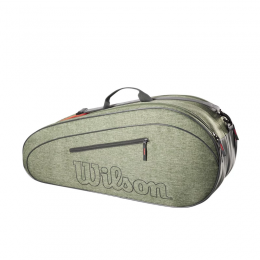 Wilson team 6pack WR802270 heather green tennis bag