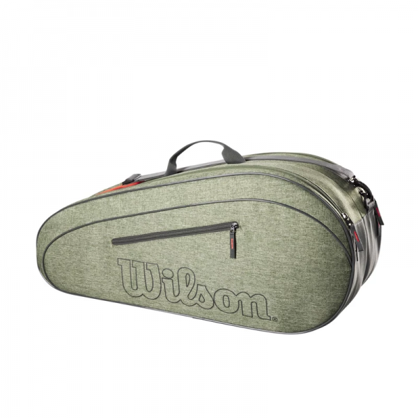 Wilson team 6pack WR802270 heather green tennis bag