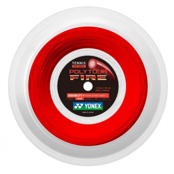 Yonex Poly Tour Fire 1.25mm 200m Reel Tennis String