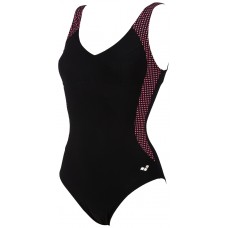 ARENA JAYNE SQUARED BACK ONE PIECE 000003-509 BLACK