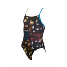 ARENA NEON ONE PIECE 000097-508 BLACK GIRLS