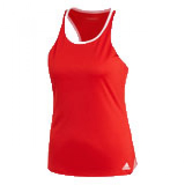 Adidas Club Tank Ej7048 Scarlet Ladies Tennis Top