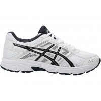 ASICS GEL CONTEND 4 C707N-0190 WHITE BOYS RUNNING SHOE