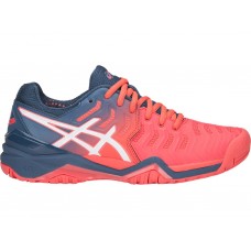 ASICS GEL RESOLUTION 7  PAPAYA LADIES TENNIS SHOE E751Y-701
