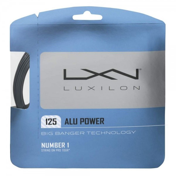 Luxilon Alu Power 1.25mm 12.2m Set Silver Tennis String