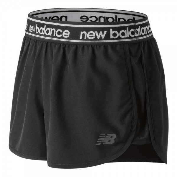 New Balance Accel 2.5in Ladies Black Short Ws81134 