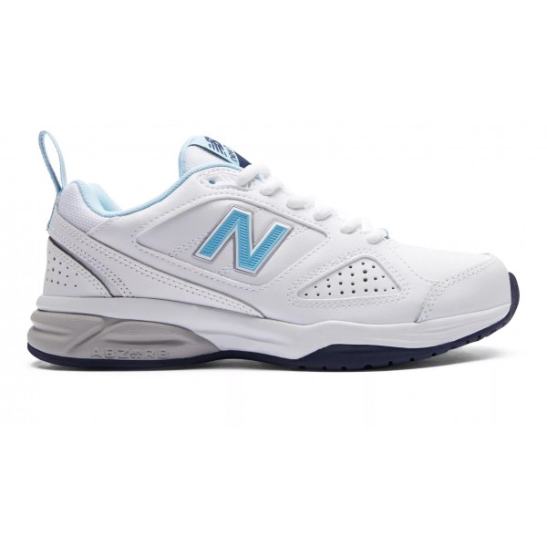 New Balance Wx624wb5 D Wide White Ladies Cross Training