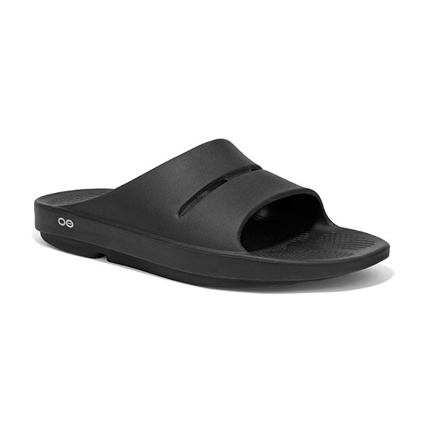 Oofos Ooahh Slide Black Mens