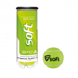 Tecnifibre Soft Green 3ball Tennis Ball