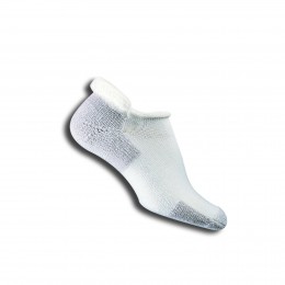 Thorlo Run Roll/top J-11 White Womens Socks