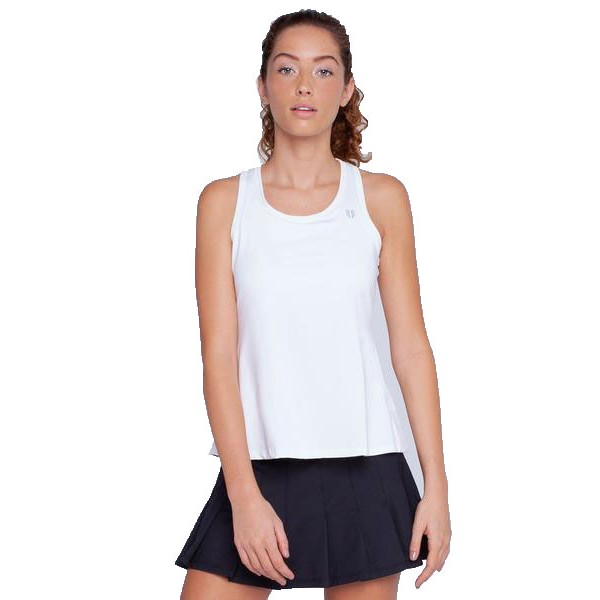 Eleven Race Day Tank 100 White Ladies Tennis Top