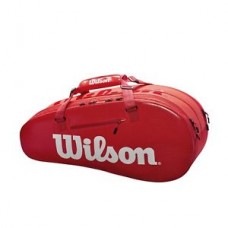 WILSON SUPER TOUR 2 SMALL 6 PACK RED/WHITE Z84083