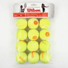 WILSON STARTER 12PACK ORANGE BALL 