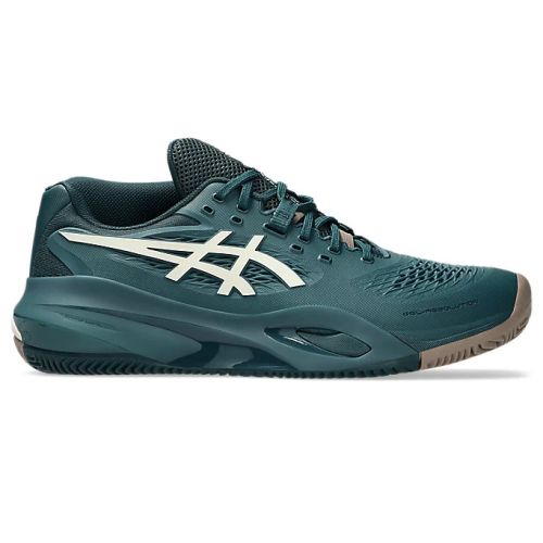 Asics Gel Resolution X Clay 1041A485-300 Saxon Green Mens Tennis Shoes