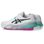 Asics Gel Resolution X Clay 1041A485-103 White Mens Tennis Shoes