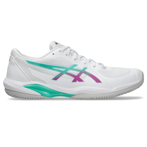 Asics Solution Swift FF2 Clay 1041A467-104 White Mens Tennis Shoes