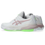 Asics Gel Resolution X Clay 1042A277-104 White Womens Tennis Shoes